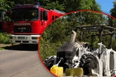 Traktor brennt komplett aus - und hinterlässt Riesen-Schaden!