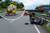 Motorradunfall und Mega-Stau auf A1: Zwei Biker schwer verletzt