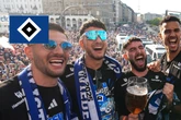 "Nie mehr zweite Liga": HSV feiert Aufstiegsparty mit knapp 100.000 Fans