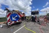 A38 fast 12 Stunden gesperrt: Lkw-Fahrer stirbt nach Horror-Crash