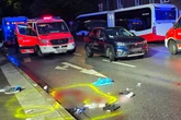 Von Bus überfahren: Mann und Frau lebensgefährlich verletzt