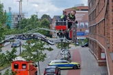 Mit Machete verschanzt? Polizeieinsatz in Barmbek