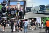Europapokal-Finale in Leipzig: Beide Teams eingetroffen - reger Andrang beim Fan-Festival