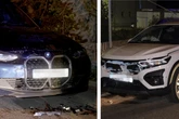 Frontal-Crash in Chemnitz! Dacia kracht in stehenden BMW