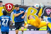 Tor des Monats August: Dynamos Herrmann steht mit seinem Fallrückzieher-Traum zur Wahl