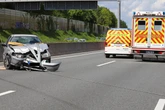 Illegales Straßenrennen? Zwei Autos crashen auf der A7