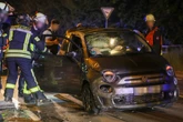 Kleinwagen und BMW krachen zusammen, Fiat überschlägt sich: Mehrere Verletzte