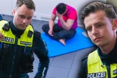 Zugriff in REWE-Markt: Bewaffneter Steinewerfer kackt Polizei-Zelle voll