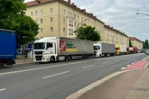 Lkw-Chaos in Dresden: Hier ist langer Stau