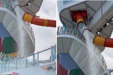 Erneuter Skandal auf Kreuzfahrtschiff: Urlauber rauscht Wasserrutsche mit klaffendem Loch hinab