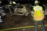 36 Autos brennen in Parkhaus: Polizei nimmt Tatverdächtigen fest