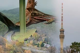 Vision enthüllt: Was machen Dinos auf dem Dresdner Fernsehturm?