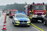 Lkw bricht durch Mittelleitplanke: Mehrere Verletzte bei Massencrash, A93 voll gesperrt