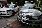Vollsperrung nach Unfall im Erzgebirge