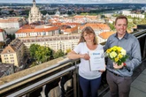 1000. Besucher auf dem Dresdner Rathausturm