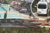 Drama auf Mallorca: Holz-Dach stürzt neben Kinderpool ein