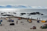 Seltenes Phänomen verängstigt Strand-Besucher