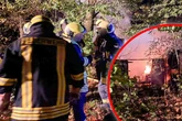 Flammeninferno in oberlausitzer Gartensiedlung: Laube komplett niedergebrannt
