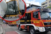Großeinsatz in der Innenstadt: Straßenbahn kracht mit Lkw zusammen, sechs Menschen verletzt!