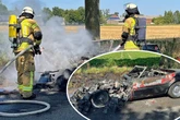 Technischer Defekt vermutet: Oldtimer brennt auf L226 komplett aus
