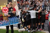 Eintracht in der CL: SGE-Profis feiern in Raststätten-Tankstelle