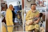 "Der beste Job, den ich je hatte": 73-Jähriger ist Kuschel-Pate auf Neugeborenen-Intensivstation