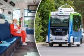 Mit 18 km/h, aber ohne Fahrer: Autonomer Bus tourt vom Bahnhof bis zum Badesee