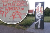 Graffitis wecken Verdacht: Teuer umgestalteter Südpark verschandelt