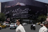 Nahost-Konflikt: Propagandaplakat in Teheran zeigt Trump im Sarg