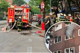 Brand in Mehrfamilienhaus: Feuerwehr muss mehrere Bewohner retten