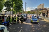 Unfall am Leipziger Hauptbahnhof: Motorrad kracht in Lastwagen