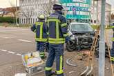 Eine Verletzte nach heftigem Crash in Karlsruhe