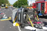 Mega-Crash mit geklautem Motorrad bei Köln: Biker und Hyundai-Fahrerin in Lebensgefahr