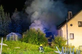 Feuer-Drama in Schwarzenberg: Frau aus brennendem Haus gerettet