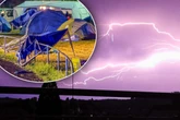 Blitz schlägt auf Zeltplatz im Südwesten ein: Neun Menschen nach Sportfest verletzt, darunter ein Kind