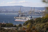 Ukraine-Krieg: Feuer in russischem Ölhafen nach ukrainischem Drohnenangriff