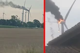 Windrad fackelt an sächsischer Grenze ab
