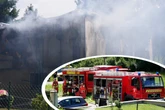 Garage brennt: Feuerwehr löscht vier Stunden lang, 100.000 Euro Sachschaden