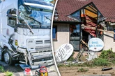 Lkw donnert in Kebab-Restaurant und hinterlässt Schneise der Verwüstung