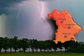 Jetzt kracht es: Gewitter und Sturm in Bayern