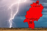 Hitze und schwere Gewitter mit Starkregen: Das Wetter in Frankfurt und Hessen