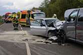 Vollsperrung nach Frontal-Crash auf Autobahnzubringer zur A72