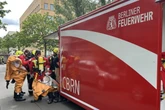 Straßensperrung durch Ammoniak-Alarm in Wilmersdorf: Feuerwehr im Einsatz