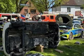 Unfall mit Streifenwagen: Mehrere Verletzte, darunter Kinder