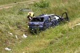 Audi kommt von Straße ab: Zwei Tote bei Unfall auf der A14