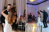 Hochzeitspaar legt ersten Tanz aufs Parkett: Doch Vater der Braut zieht alle Blicke auf sich