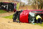 Tödlicher Unfall auf A6: Mercedes überschlägt sich, zwei Frauen sterben