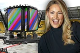 Als Helene Fischer die Größe ihrer Bühne sieht, muss sie erstmal schlucken