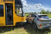 Drei Verletzte nach Straßenbahn-Crash in Mickten