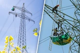 Voll unter Strom: Arbeiter in Gorbitz hängen in den Seilen